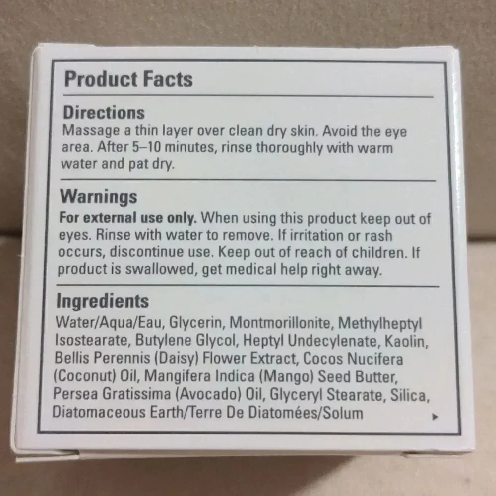 Rodan+Fields RECHARGE Charcoal Detox Mask New in Box